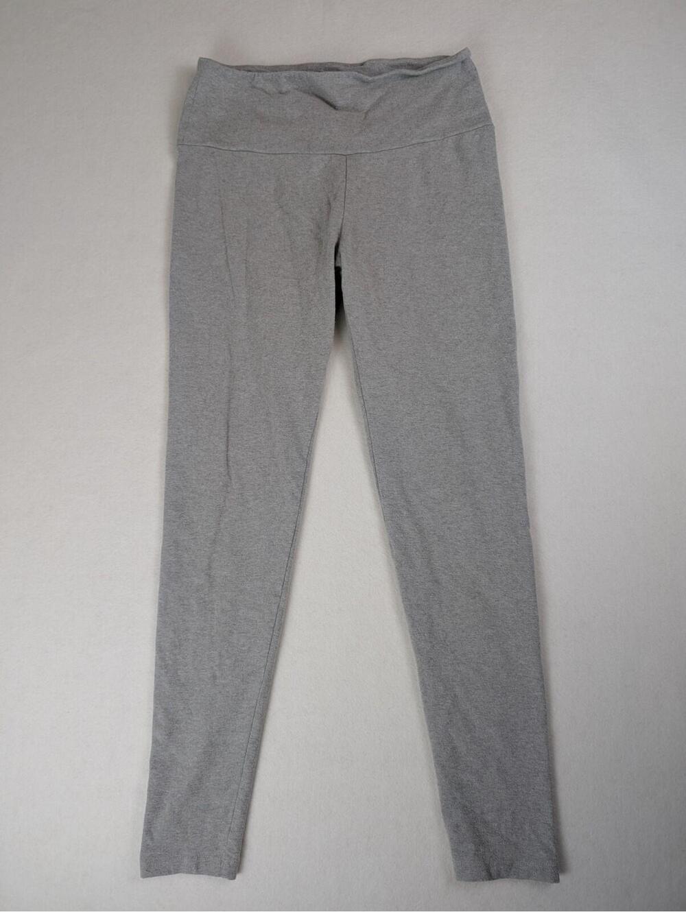 WVN Movement Organic Cotton Gray Yoga Athletic Leggings L